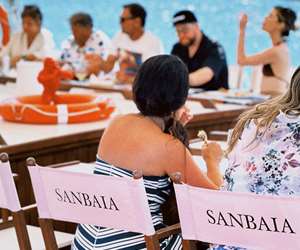 Guests enjoying a sail on the Sanbaia